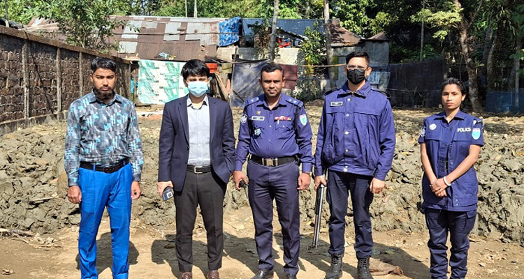 গোলাপগঞ্জে অবৈধভাবে মাটি কাটার দায়ে জরিমানা