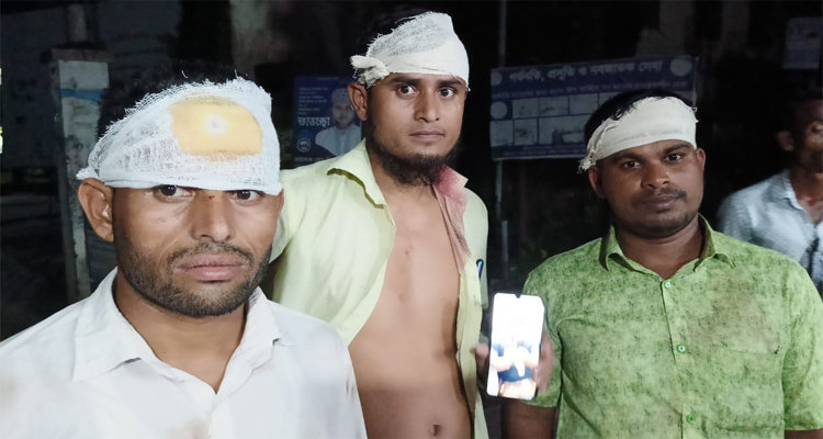 তাহিরপুরে দু’পক্ষের সংঘর্ষে মহিলাসহ ২০ জন আহত