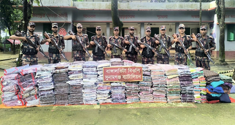 সুনামগঞ্জে ১ কোটি টাকার ভারতীয় পণ্য জব্দ