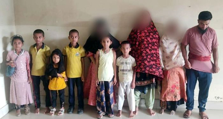 বড়লেখা সীমান্ত থেকে ১০ রোহিঙ্গা আটক