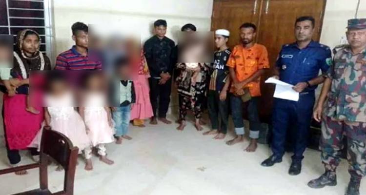 বড়লেখা সীমান্তে ১৬ জনকে পুশইন করল বিএসএফ