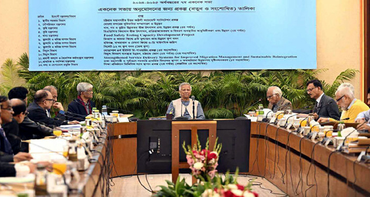 একনেকে ৬ হাজার ৫০৬ কোটি টাকার ১০ প্রকল্প অনুমোদন