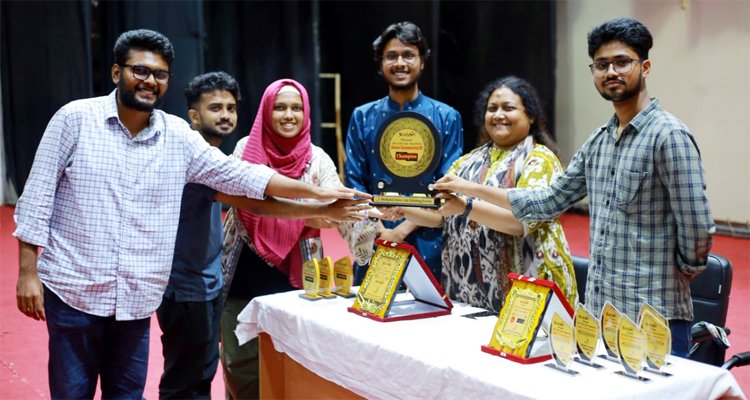 শাবিপ্রবি আন্তঃ বিভাগ বিতর্ক প্রতিযোগিতায় চ্যাম্পিয়ন সিএসই বিভাগ
