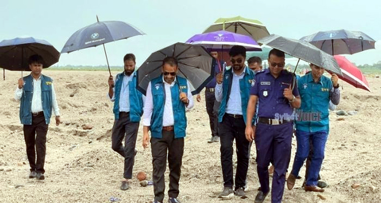 ভোলাগঞ্জে সাদা পাথর লুট, অনুসন্ধানে তদন্ত কমিটি