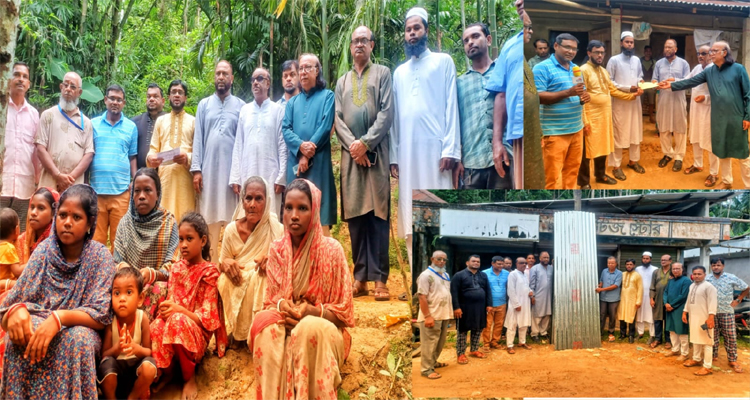 বড়লেখা সদর ইউনিয়ন উন্নয়ন ফোরামের উদ্যোগে রিং কুয়া, ঢেউ টিন, আর্থিক অনুদান