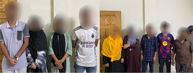 সিলেটে আবাসিক হোটেলে অনৈতিক কর্মকাণ্ড, আটক ৯