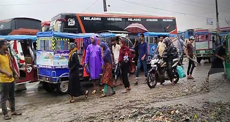 সুনামগঞ্জে ১৬ ঘন্টা পর পরিবহন ধর্মঘট প্রত্যাহার