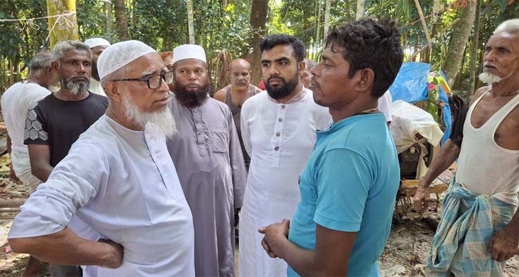 <span style='color:#ff0000;font-size:18px;'>মৌলভীবাজার</span> <br/> অগ্নিকাণ্ডে ক্ষতিগ্রস্ত পরিবারের পাশে জামায়াত নেতা আব্দুল মান্নান