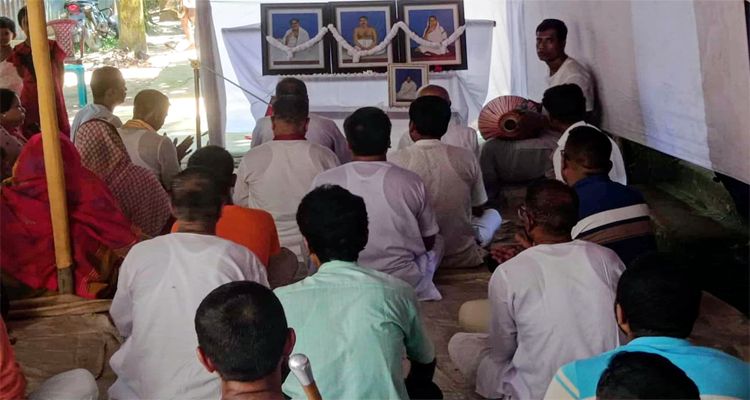 শাল্লায় শ্রী শ্রী ঠাকুর অনুকূল চন্দ্রের জন্ম তিথি উৎসব উদযাপন