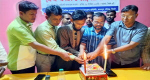 মাধবপুরে মানবকণ্ঠের প্রতিষ্ঠাবার্ষিকী পালিত