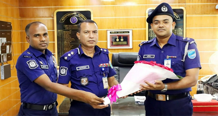 ধর্মপাশা সার্কেলের নবনিযুক্ত কর্মকর্তা সুনামগঞ্জে যোগদান