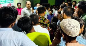 মাধবপুরে বিএনপি মনোনয়ন প্রত্যাশী আমিনুল ইসলামের পথসভা