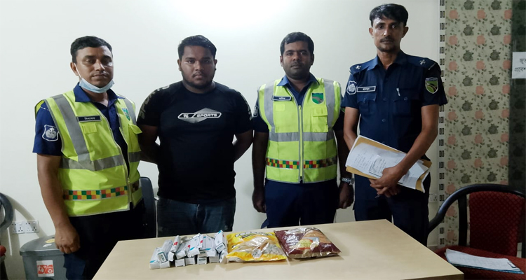 শায়েস্তাগঞ্জ ভারতীয় ঔষধ ও ফুচকা জব্দ