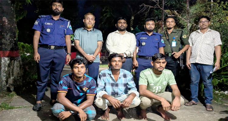 নদীতে অবৈধভাবে বালু উত্তোলন, ৩ জনের কারাদণ্ড