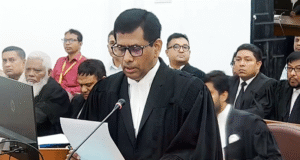 <span style='color:#ff0000;font-size:18px;'>চিফ প্রসিকিউটর</span> <br/> শেখ হাসিনা সেনাবাহিনীকে উসকে দেওয়ার চেষ্টা করেছেন: