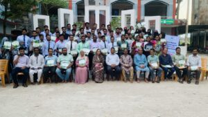 দক্ষিণ সুরমা সরকারি কলেজে পাঠ সমাপন স্মারক অগ্রপথিক-এর মোড়ক উন্মোচন