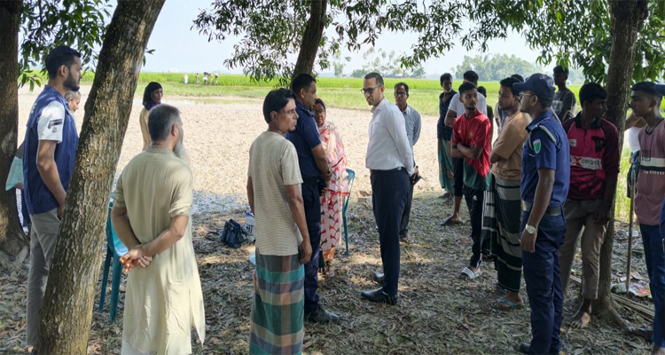 নবীগঞ্জে আদালতের রায়ে ডিক্রিকৃত ভূমির দখল হস্তান্তর