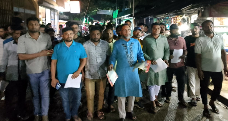 ৩১ দফা ও ধানের শীষের পক্ষে শিববাড়ীতে খান জামালের প্রচারণা