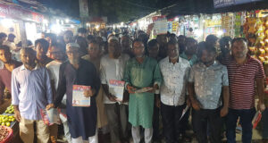 ফেঞ্চুগঞ্জে ধানের শীষের পক্ষে খান জামালের প্রচারণা ও লিফলেট বিতরণ