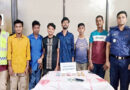 বাহুবলে জুয়ার আসর থেকে ৬ জুয়াড়ি গ্রেফতার