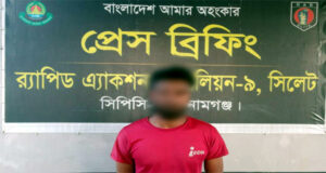 সুনামগঞ্জে অপহরণ ও ধর্ষণ মামলায় যুবক গ্রেফতার