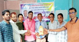 শ্রীমঙ্গলে আমরা করব জয় ফাউন্ডেশনের প্রধান উপদেষ্টাকে সংবর্ধনা