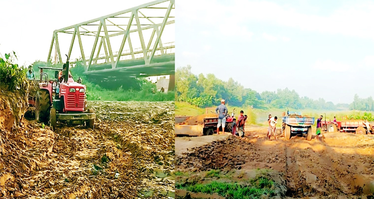 বালু লুটের পর এবার মাটিকাটার মহোৎসব!