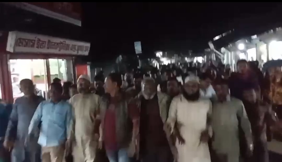 সুনামগঞ্জ-১ আসনের বিভিন্ন বাজারে আনিসুল হকের সমর্থনে ধানের শীষের মিছিল