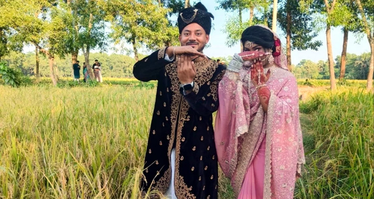 পছন্দের মানুষ মনোনয়ন না পাওয়ায় ধানক্ষেতে ‘রিভিউ’ আবেদন নবদম্পতির