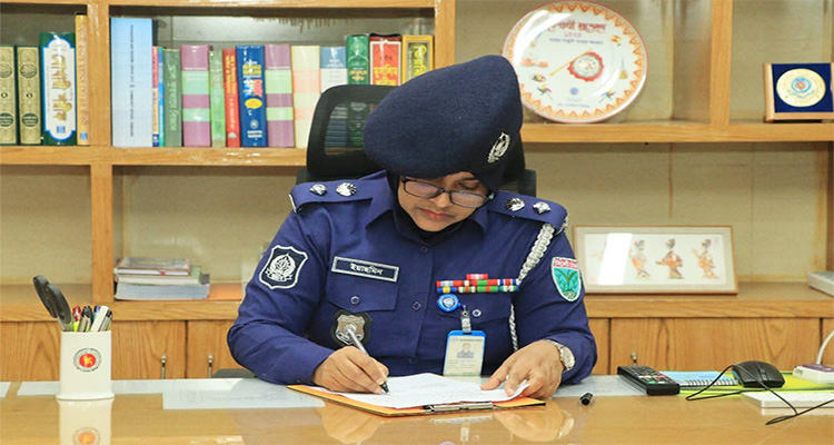 হবিগঞ্জের নতুন এসপি মোছা. ইয়াছমিন খাতুনের আনুষ্ঠানিক যোগদান