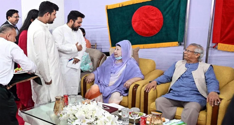 খালেদা জিয়া গণতান্ত্রিক সংগ্রামের এক অনন্য অনুপ্রেরণা: নাহিদ