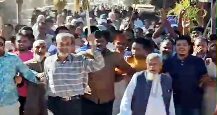 সুনামগঞ্জ নির্বাচনী এলাকাগুওলোতে ধানের শীষের মিছিল