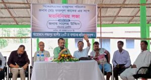 চা বাগান প্রকৃতির বিশাল সম্পদের সুরক্ষা সবার দায়িত্ব: সাংবাদিক সালেহ উদ্দিন