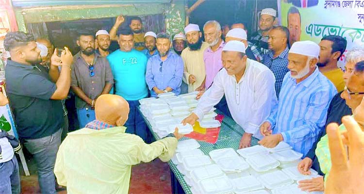 খালেদা জিয়ার সুস্থতা কামনায় সুনামগঞ্জে খতমে কোরআন, খাবার বিতরণ