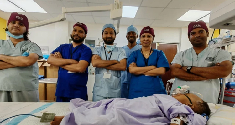 নাইজেরিয়ায় ১১ শিশুর কার্ডিয়াক ক্যাথ সম্পন্ন করলেন বাংলাদেশি চিকিৎসকরা