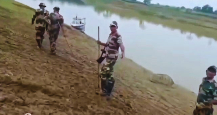 জকিগঞ্জে তোপের মুখে পিছু হটল বিএসএফ