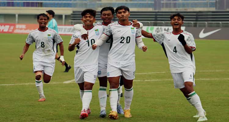 প্রতিপক্ষের জালে বাংলাদেশ দিল ৫ গোল