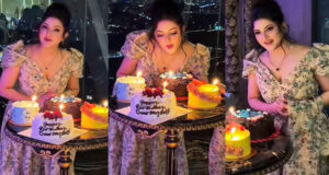 জমকালো আয়োজে মালয়েশিয়ায় পরীমণির জন্মদিন উদযাপন