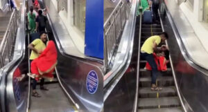 তরুণের কোলে উঠে পড়লেন তরুণী, অত:পর?