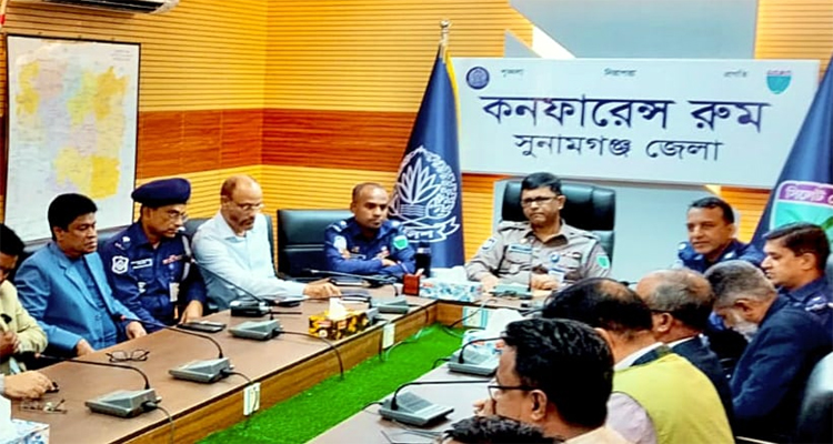 সুনামগঞ্জে বালু লুটকারীদের বিরুদ্ধে একশন শুরু