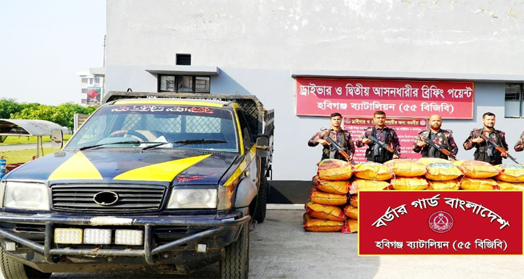 মাধবপুরে সাড়ে ১৭ লাখ টাকা ভারতীয় জিরা জব্দ