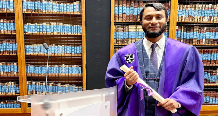 যুক্তরাজ্যে সিলেটের ডা. তাহেরের এমআরসিপি ডিগ্রি অর্জন