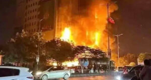 চীনে আবাসিক ভবনে অগ্নিকাণ্ডে নিহত ১২