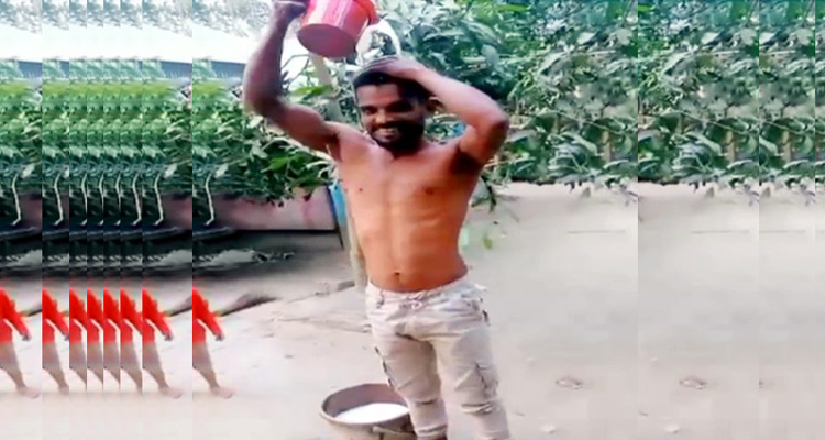 স্ত্রীকে তালাক দিয়ে দুধ দিয়ে গোসল, ভিডিও ভাইরাল