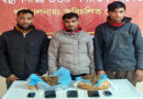 চুনারুঘাটে সেনাবাহিনীর অভিযানে তিন মাদক ব্যবসায়ী গ্রেপ্তার