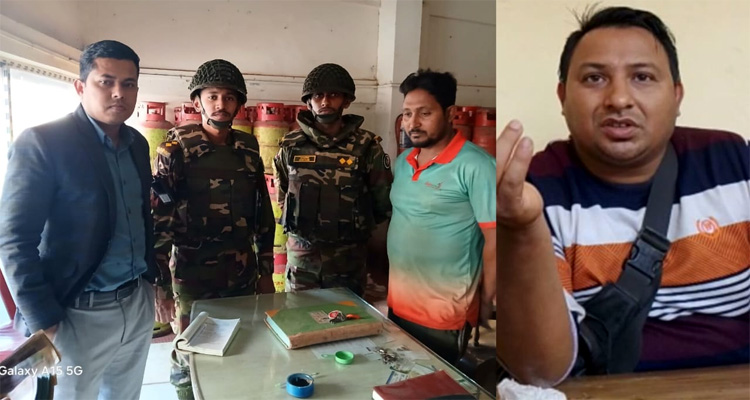 মাধবপুরে গ্যাসের দাম নিয়ে কারসাজি, জরিমানা