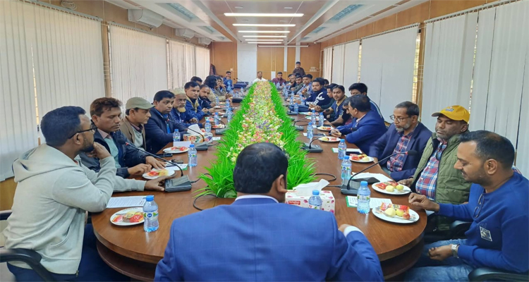 কমলগঞ্জে সাংবাদিকদের সঙ্গে নবাগত ইউএনও এর  মতবিনিময়