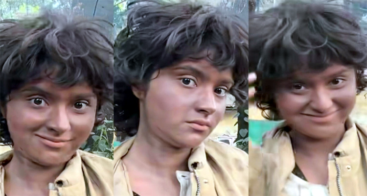 পাগলবেশে ঘুরছেন  অভিনেত্রী