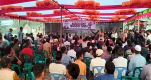 লাখাইয়ে ধানের শীষের প্রার্থী জি কে গউছের সমর্থনে গণসংযোগ