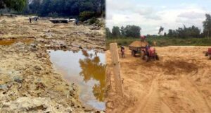 মাধবপুরে মাটি, বালু ও সিলিকা বালু উত্তোলনের মহা উৎসব